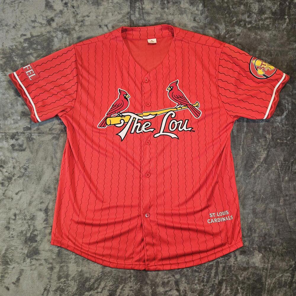 St Louis "The Lou" Mens XL Embroidered  Stifel  Hometown Collaberation